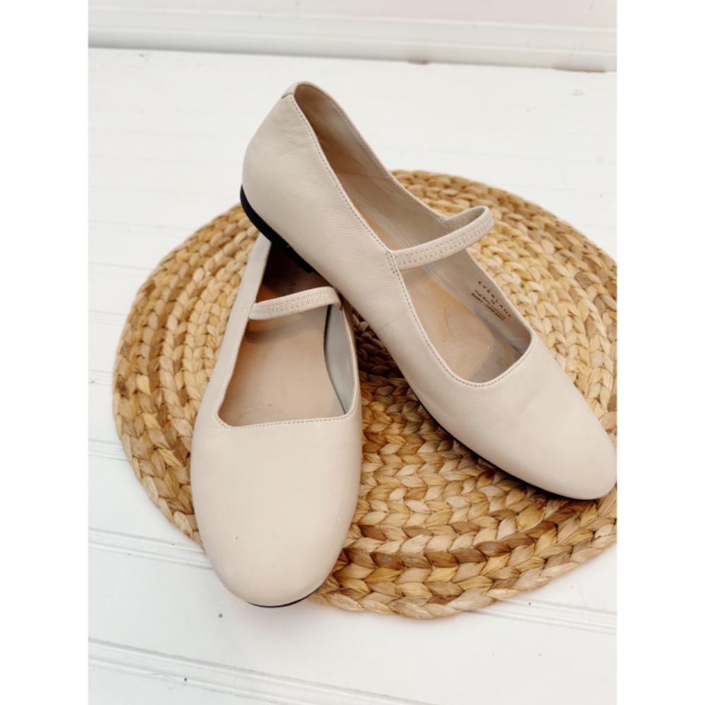 Everlane Cream Flats